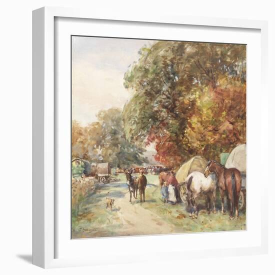 Brough Fair-John Atkinson-Framed Giclee Print