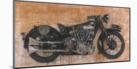 Brough Superior-Dario Moschetta-Mounted Art Print