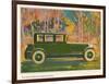 Brougham Car, Magazine Advertisement, USA, 1925-null-Framed Giclee Print