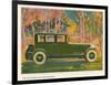 Brougham Car, Magazine Advertisement, USA, 1925-null-Framed Giclee Print