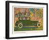 Brougham Car, Magazine Advertisement, USA, 1925-null-Framed Giclee Print