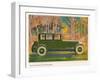 Brougham Car, Magazine Advertisement, USA, 1925-null-Framed Giclee Print