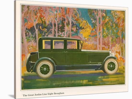 Brougham Car, Magazine Advertisement, USA, 1925-null-Stretched Canvas