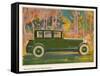 Brougham Car, Magazine Advertisement, USA, 1925-null-Framed Stretched Canvas