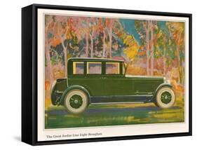 Brougham Car, Magazine Advertisement, USA, 1925-null-Framed Stretched Canvas