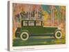 Brougham Car, Magazine Advertisement, USA, 1925-null-Stretched Canvas