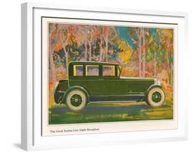 Brougham Car, Magazine Advertisement, USA, 1925-null-Framed Giclee Print
