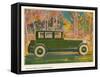 Brougham Car, Magazine Advertisement, USA, 1925-null-Framed Stretched Canvas