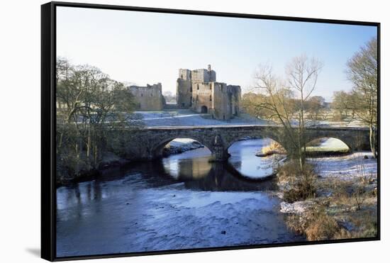 Brougham Castle, Eamont, Penrith, Cumbria, England, United Kingdom-James Emmerson-Framed Stretched Canvas