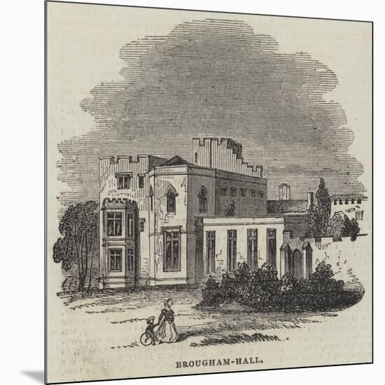 Brougham-Hall-null-Mounted Giclee Print