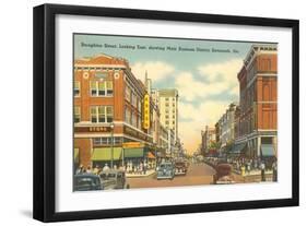 Broughton Street, Savannah, Georgia-null-Framed Art Print