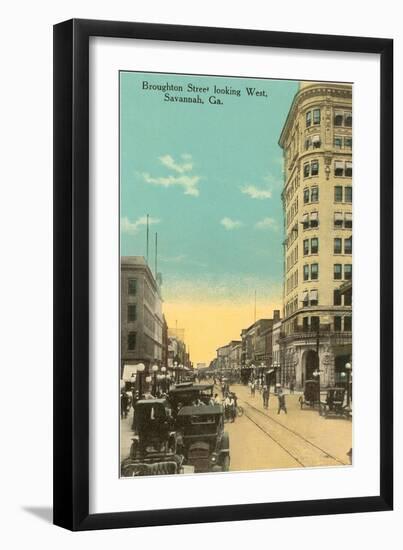 Broughton Street, Savannah, Georgia-null-Framed Art Print