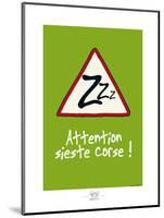 Broutch - Attention, sieste corse-Sylvain Bichicchi-Mounted Art Print