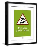 Broutch - Attention, sieste corse-Sylvain Bichicchi-Framed Art Print