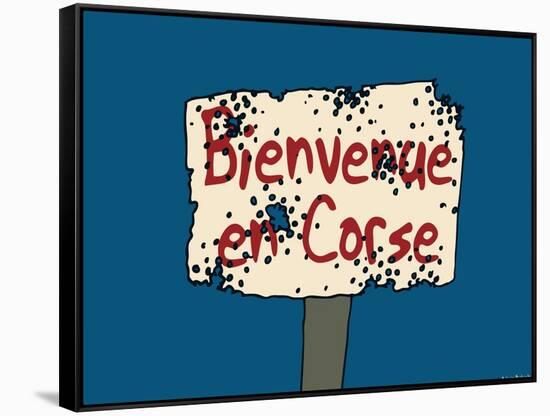 Broutch - Bienvenue en Corse-Sylvain Bichicchi-Framed Stretched Canvas