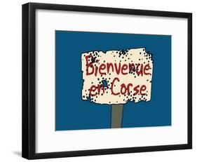 Broutch - Bienvenue en Corse-Sylvain Bichicchi-Framed Art Print