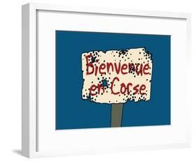 Broutch - Bienvenue en Corse-Sylvain Bichicchi-Framed Art Print