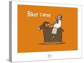 Broutch - Biker corse-Sylvain Bichicchi-Stretched Canvas