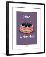 Broutch - Bon anniversaire corse-Sylvain Bichicchi-Framed Art Print