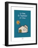 Broutch - Boom de l'immobilier-Sylvain Bichicchi-Framed Art Print