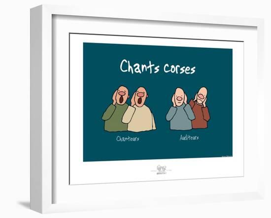 Broutch - Chants corses-Sylvain Bichicchi-Framed Art Print