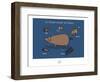 Broutch - Cochon vu par les Corses-Sylvain Bichicchi-Framed Art Print