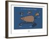 Broutch - Cochon vu par les Corses-Sylvain Bichicchi-Framed Art Print