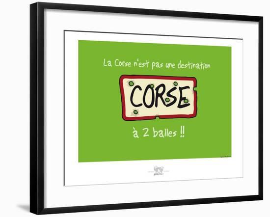 Broutch - Destination à deux balles-Sylvain Bichicchi-Framed Art Print