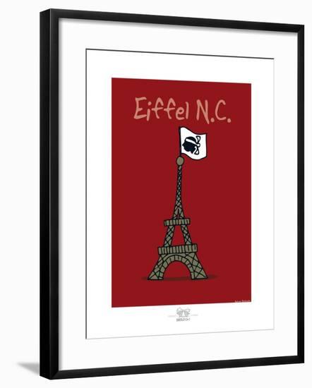 Broutch - Eiffel N.C.-Sylvain Bichicchi-Framed Art Print