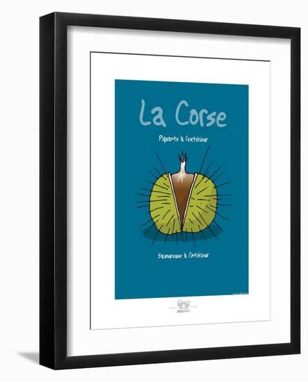 Broutch - La Corse, piquante à l'extérieur-Sylvain Bichicchi-Framed Art Print