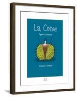 Broutch - La Corse, piquante à l'extérieur-Sylvain Bichicchi-Framed Art Print