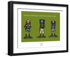 Broutch - Ne réveillez pas Doumé-Sylvain Bichicchi-Framed Art Print