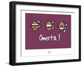 Broutch - Omerta-Sylvain Bichicchi-Framed Art Print