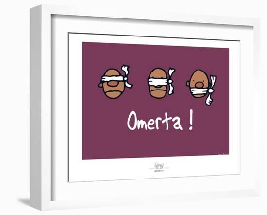 Broutch - Omerta-Sylvain Bichicchi-Framed Art Print