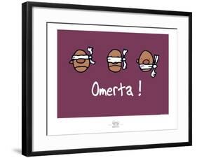 Broutch - Omerta-Sylvain Bichicchi-Framed Art Print