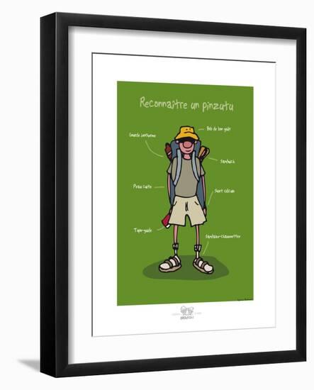 Broutch - Reconnaître un pinzutu-Sylvain Bichicchi-Framed Art Print