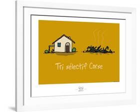 Broutch - Tri sélectif corse-Sylvain Bichicchi-Framed Art Print