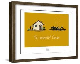 Broutch - Tri sélectif corse-Sylvain Bichicchi-Framed Art Print