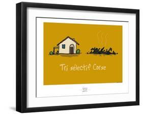 Broutch - Tri sélectif corse-Sylvain Bichicchi-Framed Art Print