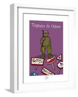 Broutch - Trophées de chasse corse-Sylvain Bichicchi-Framed Art Print