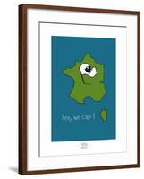 Broutch - Yes, we can-Sylvain Bichicchi-Framed Art Print