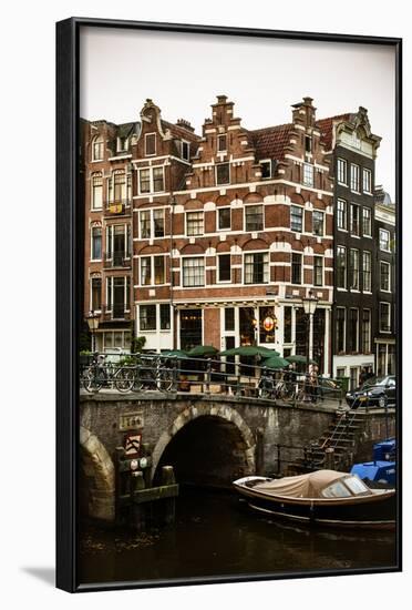 Brouwersgacht and Prinsengracht-Erin Berzel-Framed Photographic Print