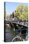 Brouwersgracht Canal, Amsterdam, Netherlands, Europe-Amanda Hall-Stretched Canvas