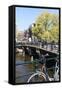 Brouwersgracht Canal, Amsterdam, Netherlands, Europe-Amanda Hall-Framed Stretched Canvas