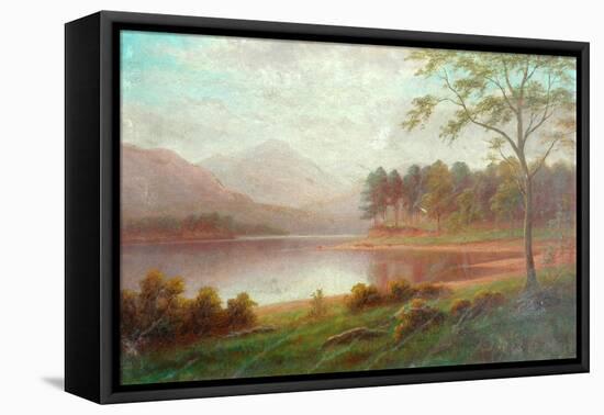 Browmill Point, Derwentwater, Cumberland-William Mellor-Framed Stretched Canvas