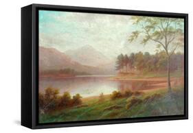 Browmill Point, Derwentwater, Cumberland-William Mellor-Framed Stretched Canvas