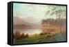 Browmill Point, Derwentwater, Cumberland-William Mellor-Framed Stretched Canvas