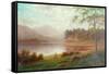 Browmill Point, Derwentwater, Cumberland-William Mellor-Framed Stretched Canvas