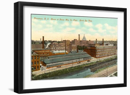 Brown and Sharpe Factory, Providence, Rhode Island-null-Framed Art Print