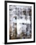 Brown and White Abstract Art Painting-T30Gallery-Framed Art Print